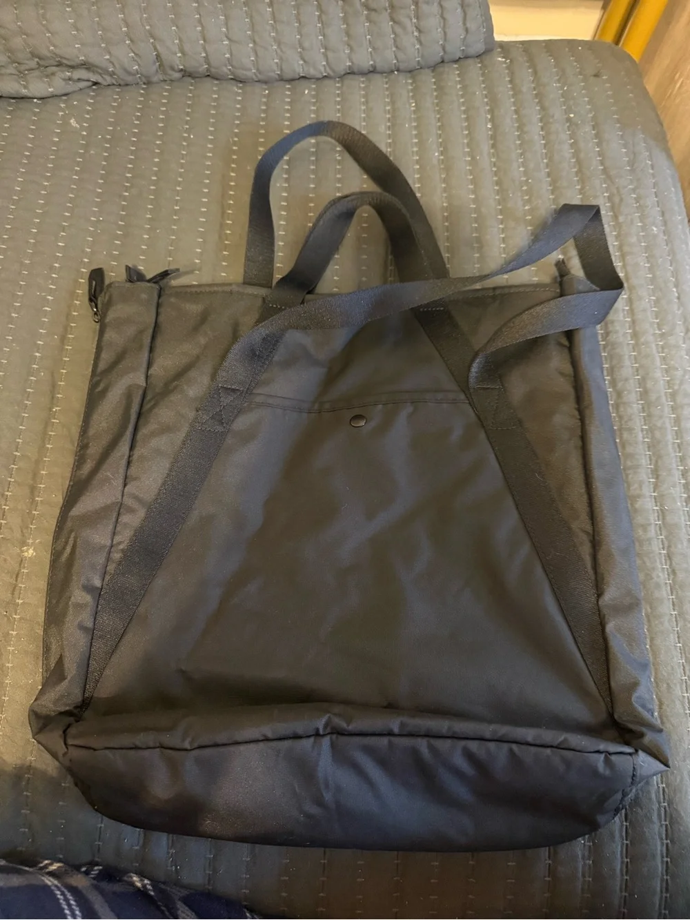 Nike Black Laptop Tote with White Swoosh